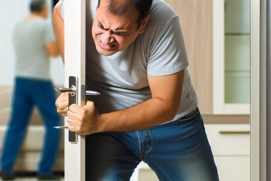 ouvrir une porte claquée